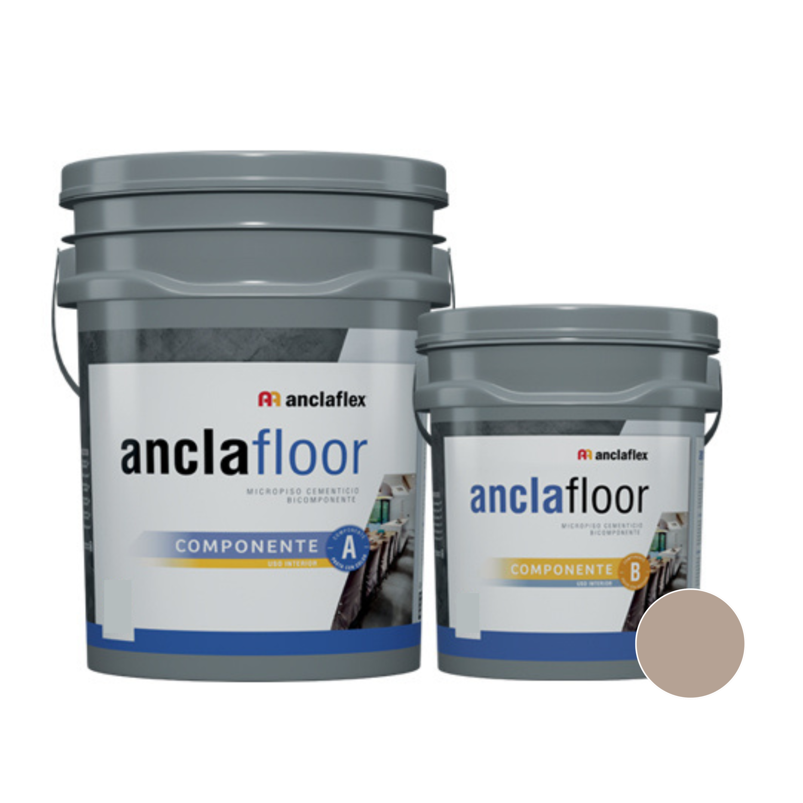 Kit Anclafloor Color Sepia 7 Kg