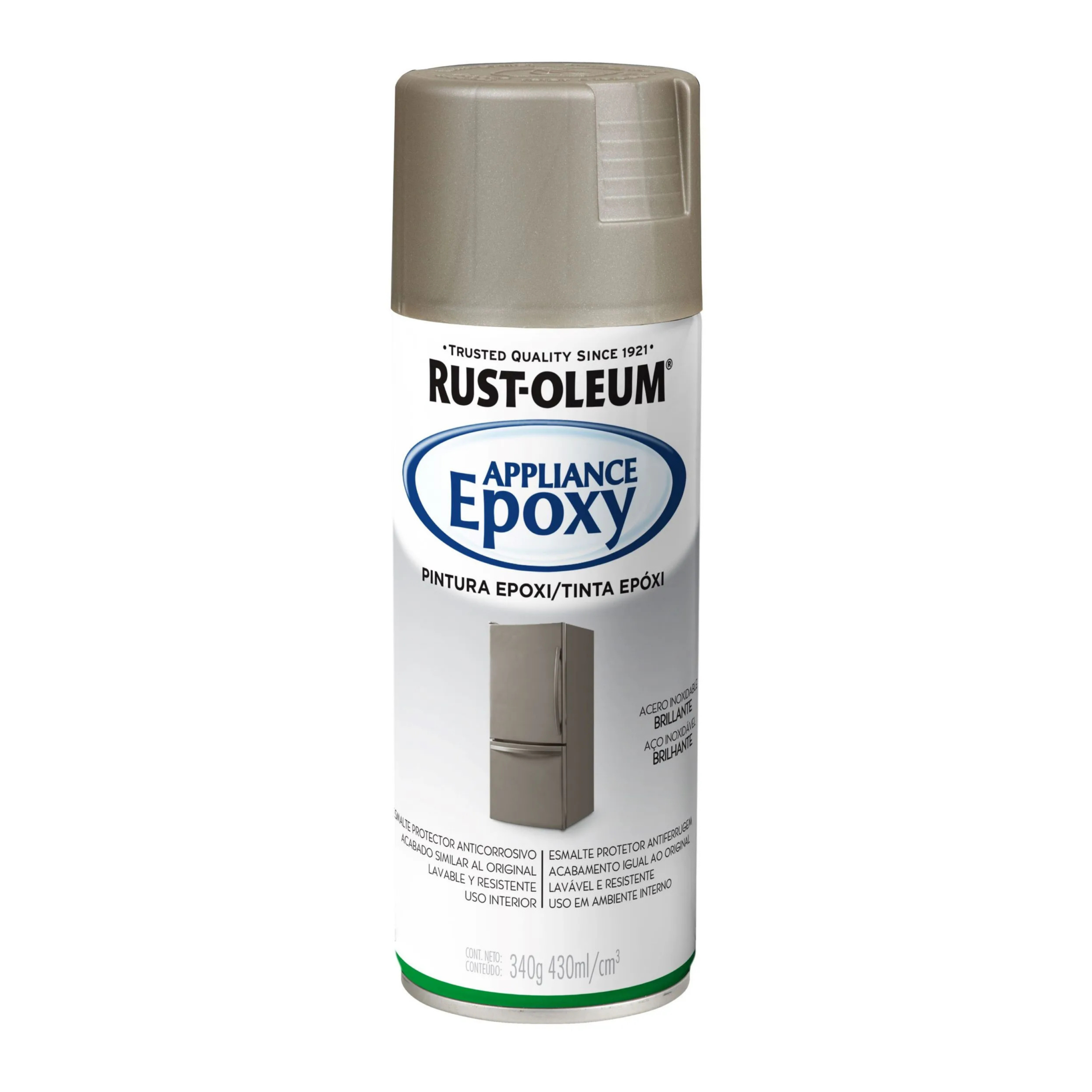 Aerosol Rust Oleum Specialty Epoxi Acero Inoxidable Gris 340 G