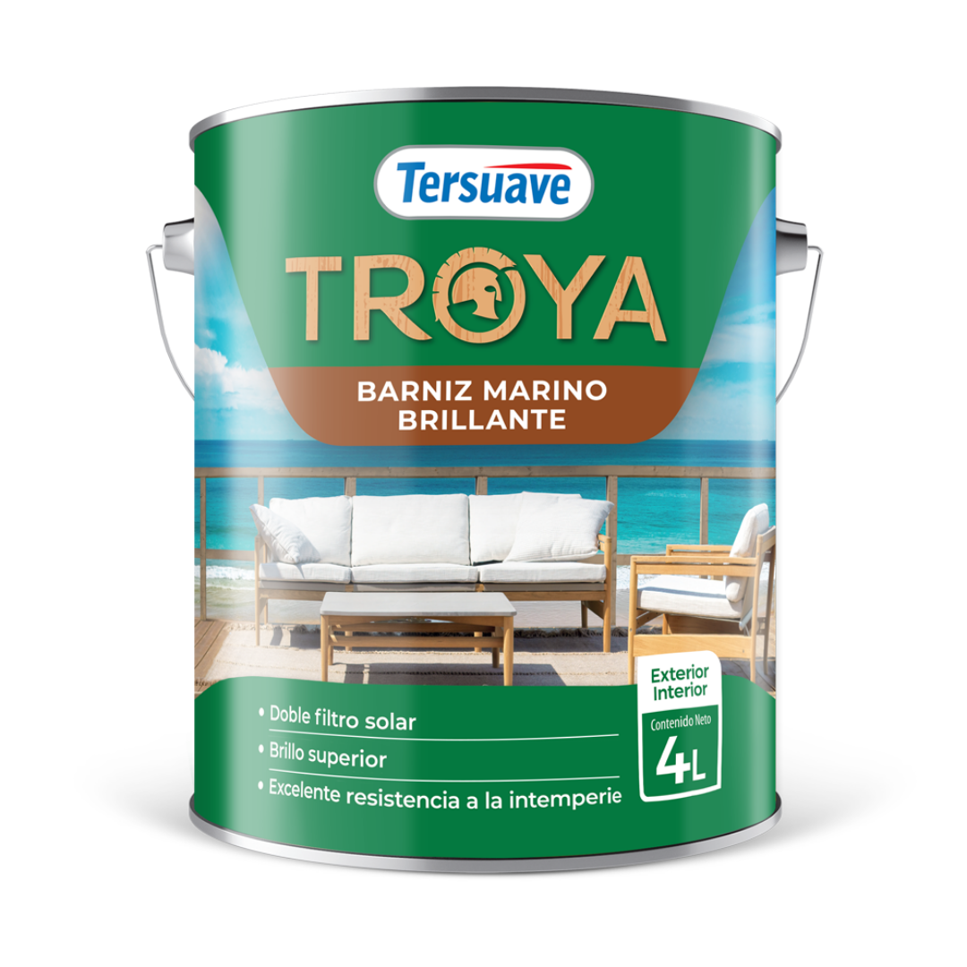 Barniz Marino Con Filtro Solar Brillante 1/2 Lt Tersuave